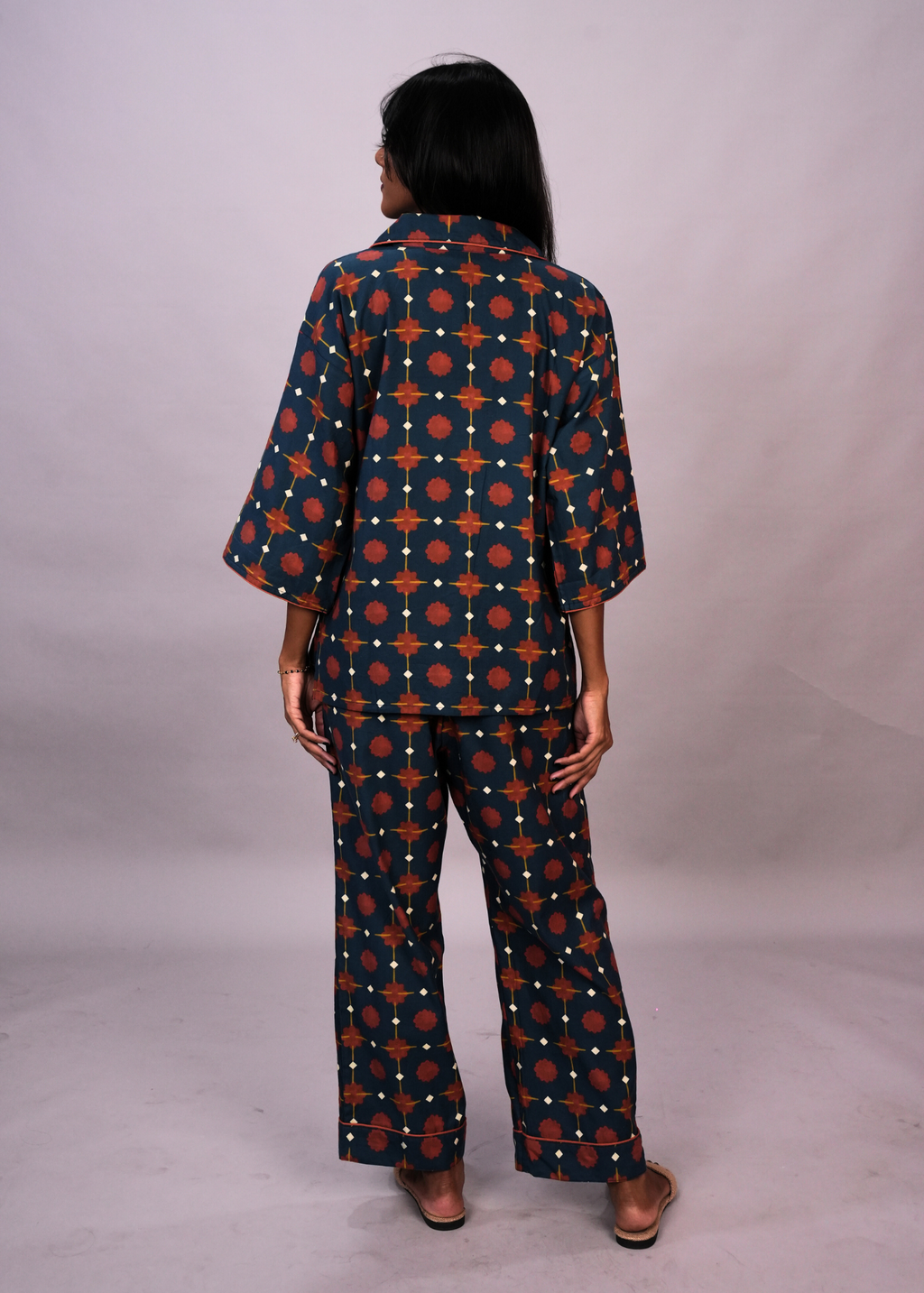 Sharan Boxy PJ Set - Marigold Nights