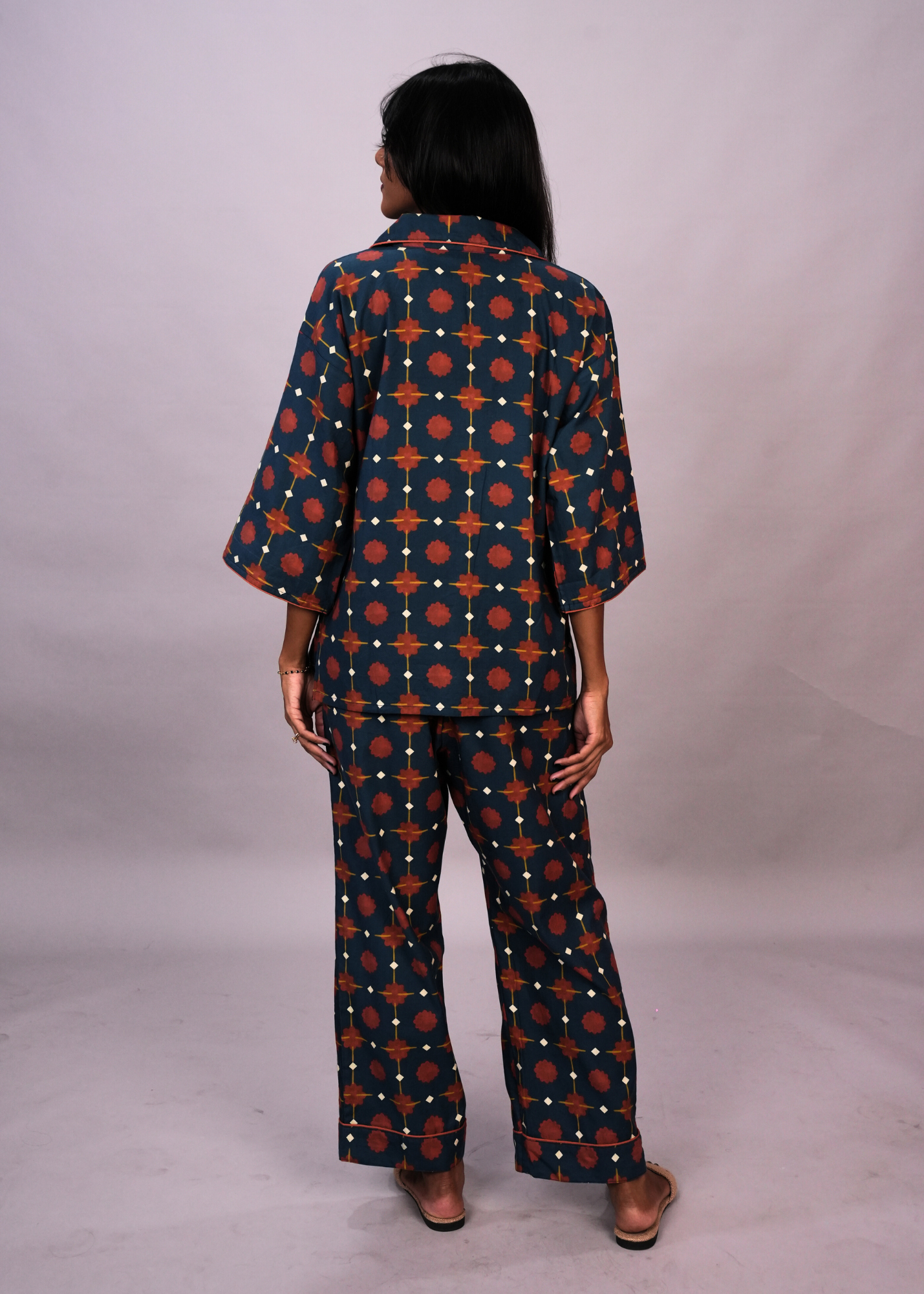 Sharan Boxy PJ Set - Marigold Nights