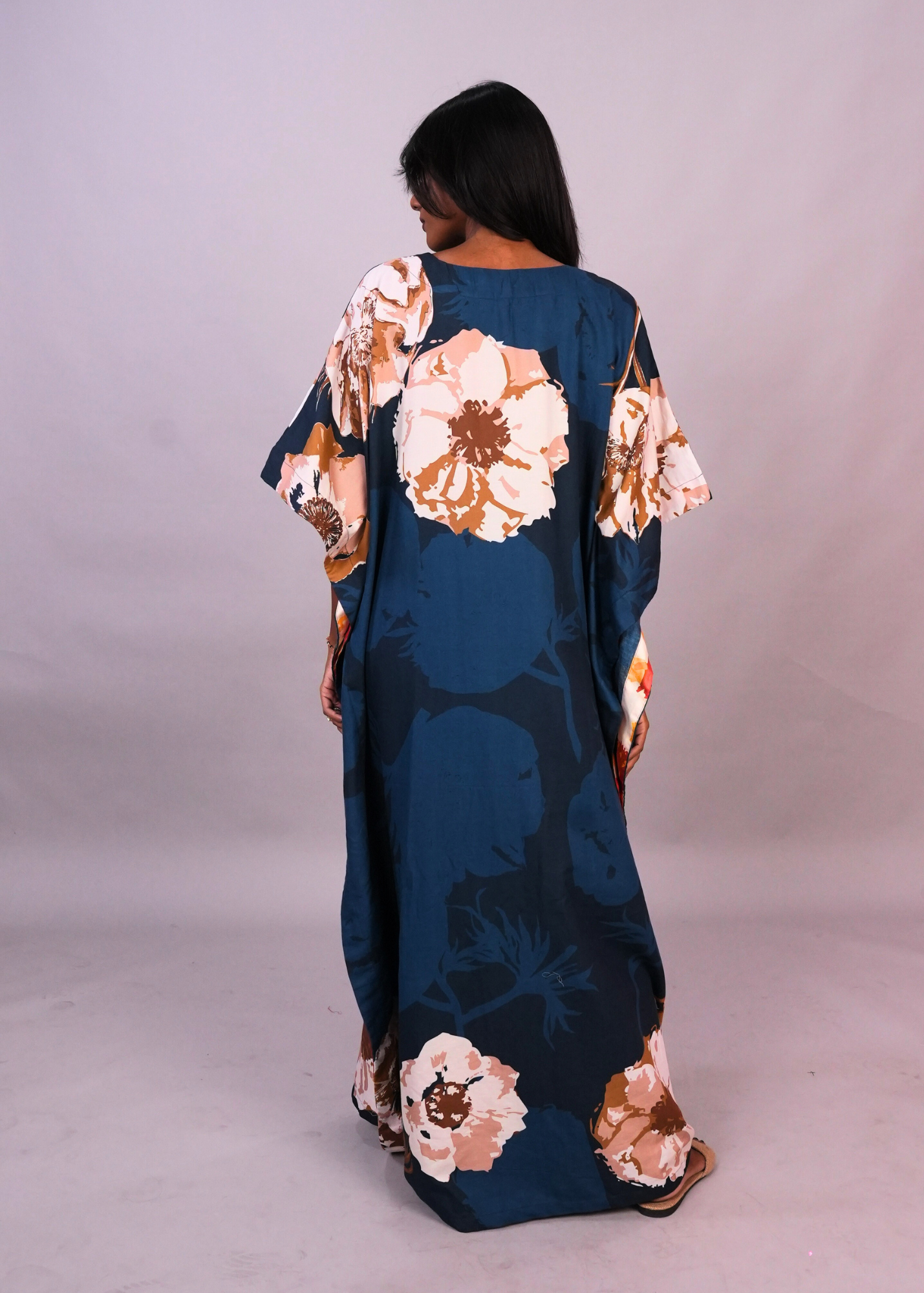Surya Caftan - Moonlit Blooms