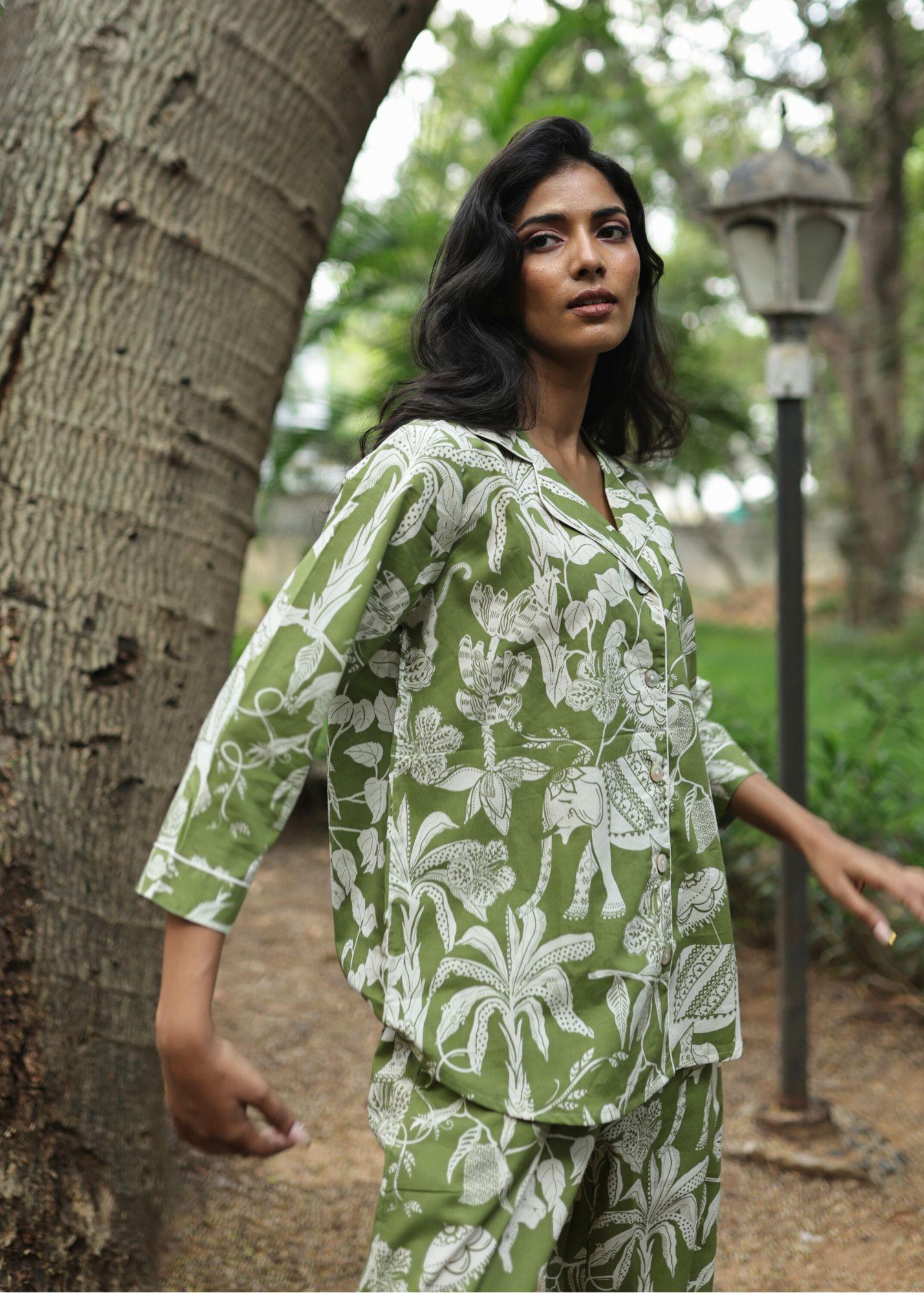 Ela PJ set - Green Jungle Boogie