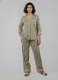 Ela PJ set - Spruce Stripes